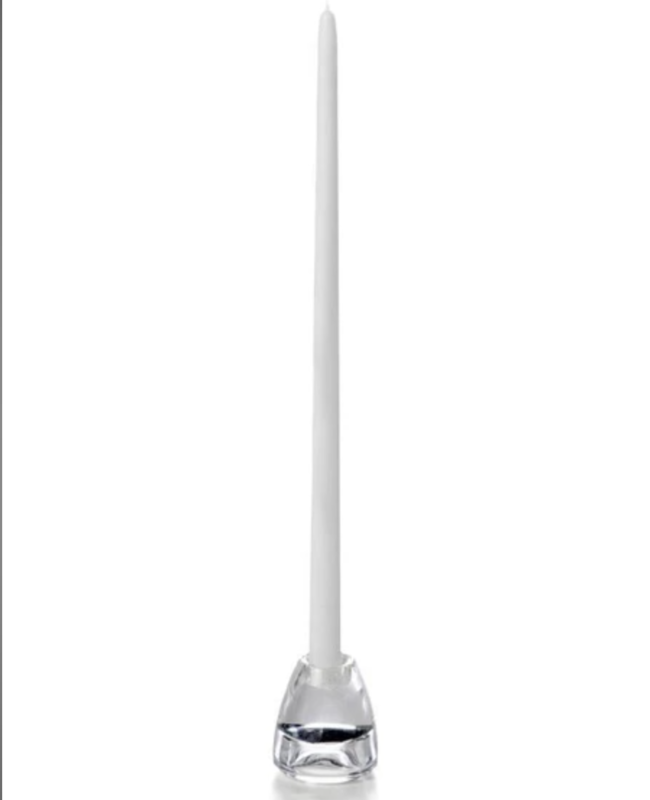 Candle Taper White 18"