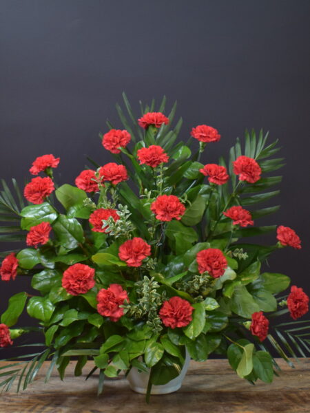 Boutique Funeral Carnation 24 Red